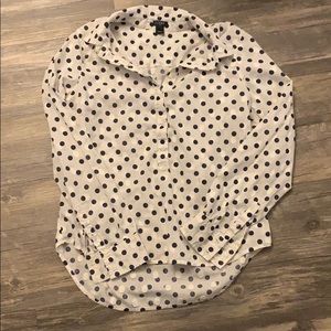 J Crew 1/2 button up